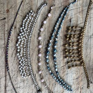 Lot of 5 vintage beaded necklaces